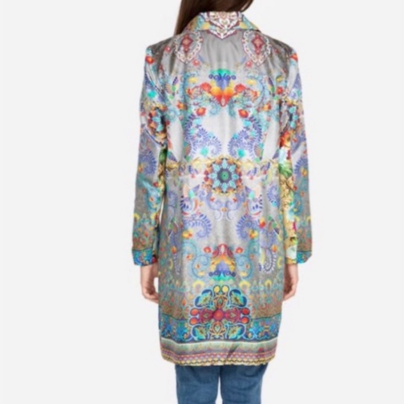 Johnny Was silk jacket - Picture 2 of 10